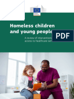 Homeless Children and Young People: A Review of Interventions Supporting Access To Healthcare Services