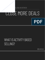 Activity Based Selling
