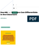 Four Ways Teachers Can Differentiate in The Classroom - ASCD