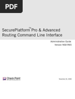 Checkpoint NGX R65 Secure Platform Pro and Adv Routing Suite CLI