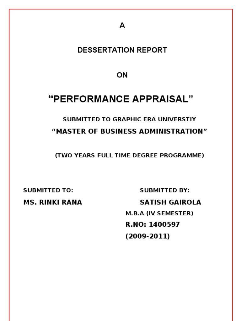 Dissertation Report | PDF | Performance Appraisal | Locomotives