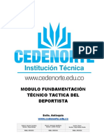 Fundamentacion Tecnico Tactica Del Deportista