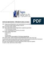 Requisitos Registro Mercantil Individual