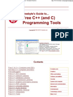 Free C++ and C Developers Tools