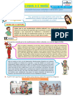 DIA 2 ARTE Indago Sobre Las Manifestaciones Artístico-Culturales para Mejorar Mi Comunidad