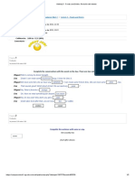 Foods and Drinks Activity Review