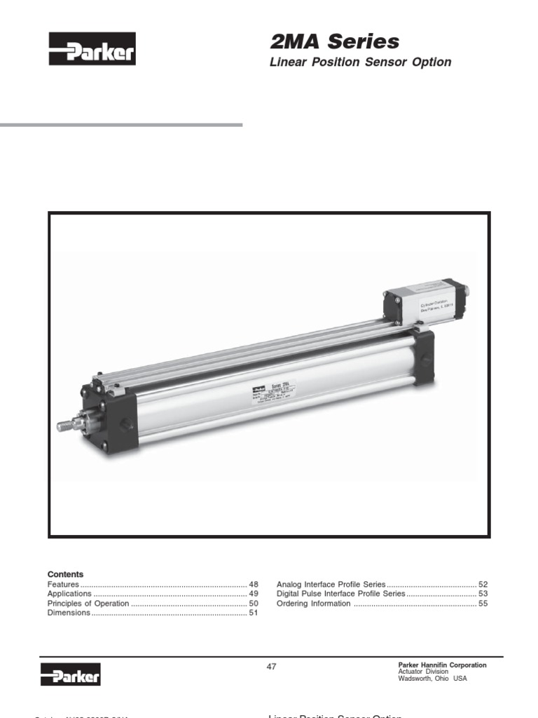 2MA Series Linear Position Sensor Guide | PDF | Waveguide | Waves