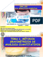 Tema 2 - Métodos Gravimétricos de Analisis Cuantitativo