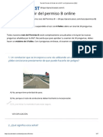 Test del Permiso B Gratis de la DGT con Explicaciones 2022