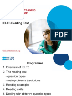 IELTS Reading Test: Ielts Teacher Training Workshop