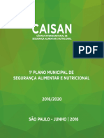 Plano Municipal de Segurança Alimentar e Nutricional