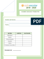 Examen Segundo Trimestre