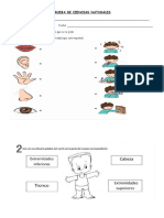 Prueba de Ciencias Naturales I Parcial