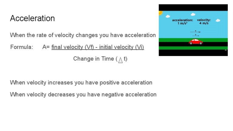 Acceleration Slide | PDF