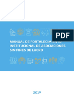 Manual de Fortalecimiento Institucional de Asociaciones Sin Fines de Lucro
