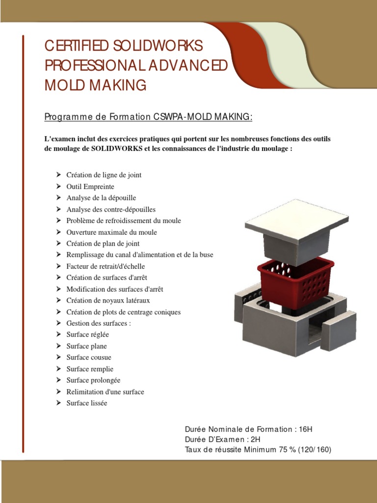 Formation Avancée SOLIDWORKS Moulage | PDF | Ordinateurs