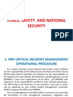 PNP critical incident procedures