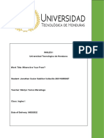 Ingles I Universidad Tecnológica de Honduras