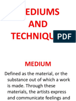 CPAR Medium and Techniques