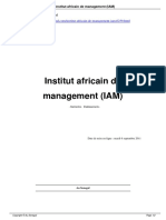Institut Africain de Management IAM - A6259 2
