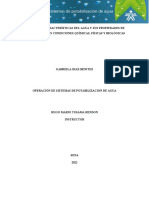 Principales Características Del Agua y Sus Propiedades de Acuerdo Con Sus Condiciones Químicas