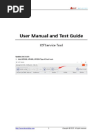 User Manual and Test Guide: Iotservice Tool