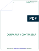 Comparar y contrastar: Una destreza de pensamiento esencial