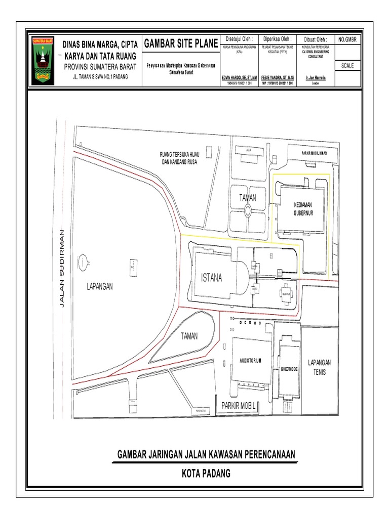 Masterplan Kawasan Gubernuran Sumbar | PDF