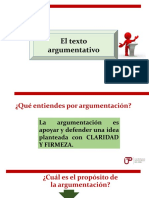 El Texto Argumentativo