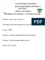 HMI Control Panel Practica 6 - Brandon Oswaldo Santiago Melendez 7AM4