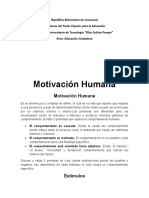 Motivación humana: estímulos y factores clave