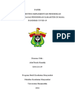 Paper Pekan I - Pentingnya Pend - Pancasila