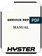 Hyster P177 (H40FT, H50FT, H60FT, H70FT) Forklift Service Repair Manual