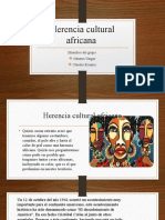 Herencia Cultural Africana