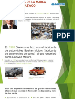 Historia Marcas Daewoo