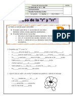 Ficha N°3 - El Uso de La R y de La Rr.