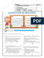 Ficha N°11 - Eliminación de Oraciones