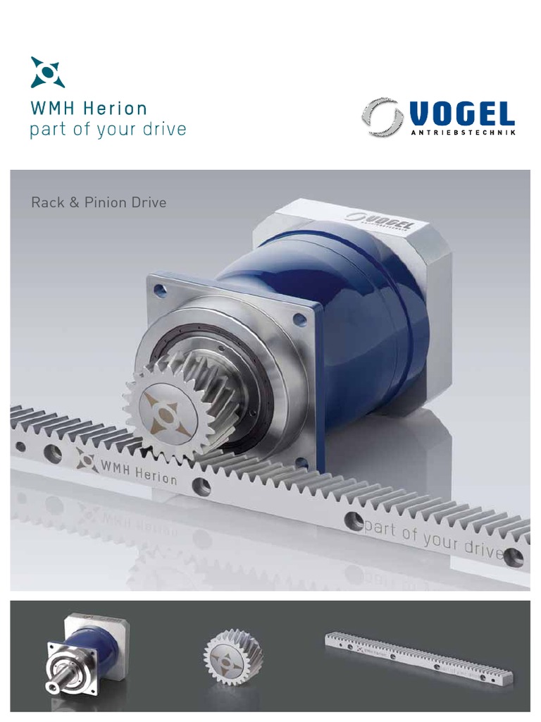 WMH Herion Catalogue Rack and Pinion Drive | PDF | Transmission ...