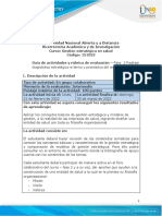 Guía de Actividades y Rúbrica de Evaluación - Unidad 1 - Fase 2 - Realizar Diagnóstico Estratégico Externo y Pronóstico Del Ambiente