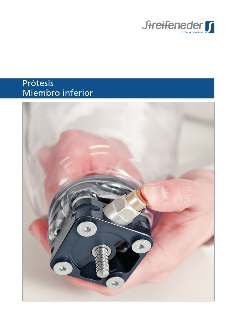 Streifeneder Protesis Miembro Inferior, PDF, Calidad (comercial)
