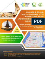 Seminar & Round Table Discussion (RTD) Pemantapan Mutu Laboratorium Kesehatan Indonesia 2022