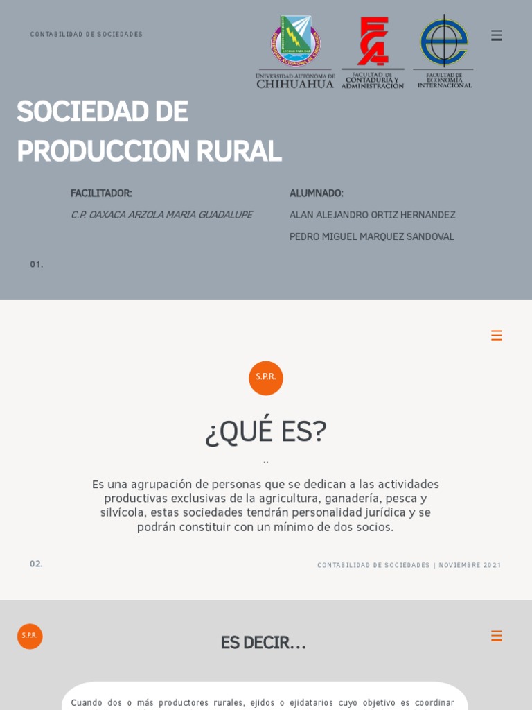 Sociedad de Produccion Rural | PDF | Sociedad | Economias