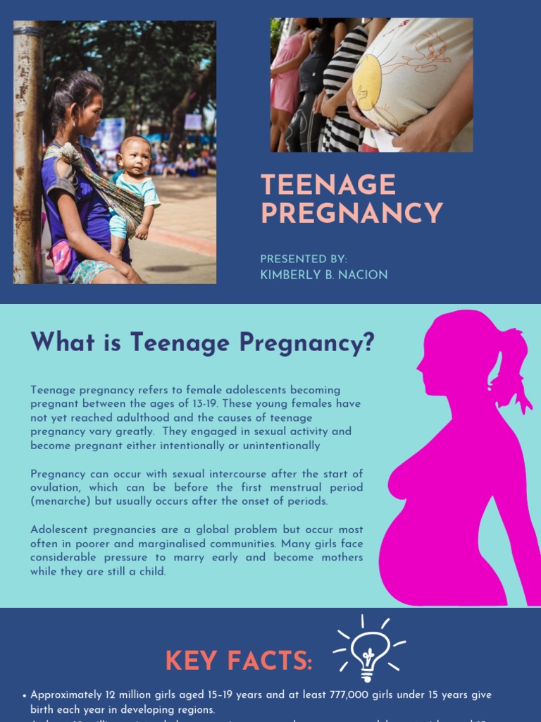 Teenage Pregnancy: Kimberly B. Nacion | PDF | Teenage Pregnancy ...