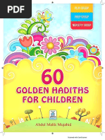 60 Golden Hadiths For Children en PDF | PDF | Prophets And Messengers ...