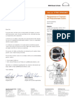 Replacement of Transpar-Ent Polycarbonate Covers: Service Letter SL2012-558/CHL