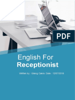English For Receptionist