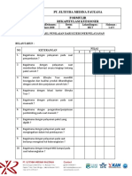 Form Rekap Nilai Kuesioner