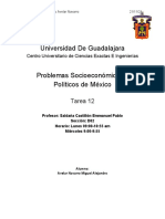 Tarea 12-Problemas Socioeconmicos y Politicos de Mexico