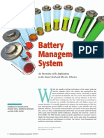 Battery Management System An Overview of Its Application in The Smart Grid and Electric Vehicles