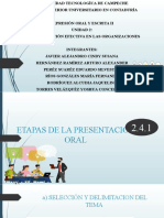 2.4 Comunicación Oral